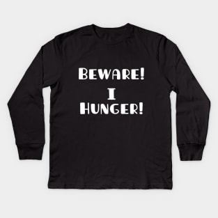 galactus ,Beware i hunger shirt Kids Long Sleeve T-Shirt